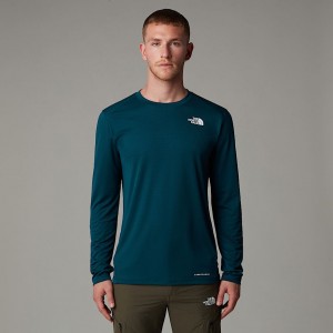 Camiseta The North Face Shadow Long-Sleeve Hombre Azul Marino | NF0A15Q7B