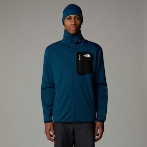 Chaquetas De Lana The North Face Crest Full-Zip Hombre Azul Marino | NF0A34V9O
