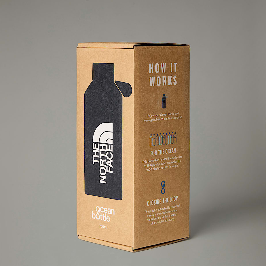 Botellas de Agua The North Face X Ocean Bottle 0.65L Mujer Negros | NF0A27E4D