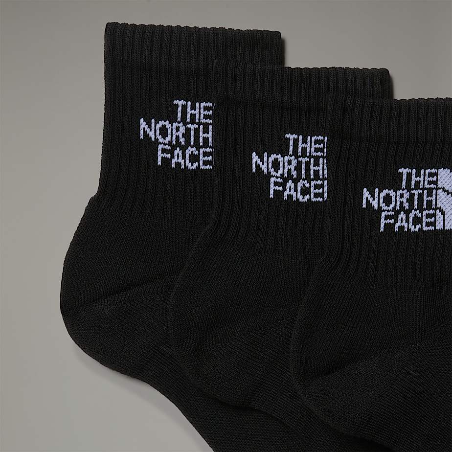 Calcetines The North Face Multi Sport Cushion 1/4 Mujer Negros | NF0A41I8T