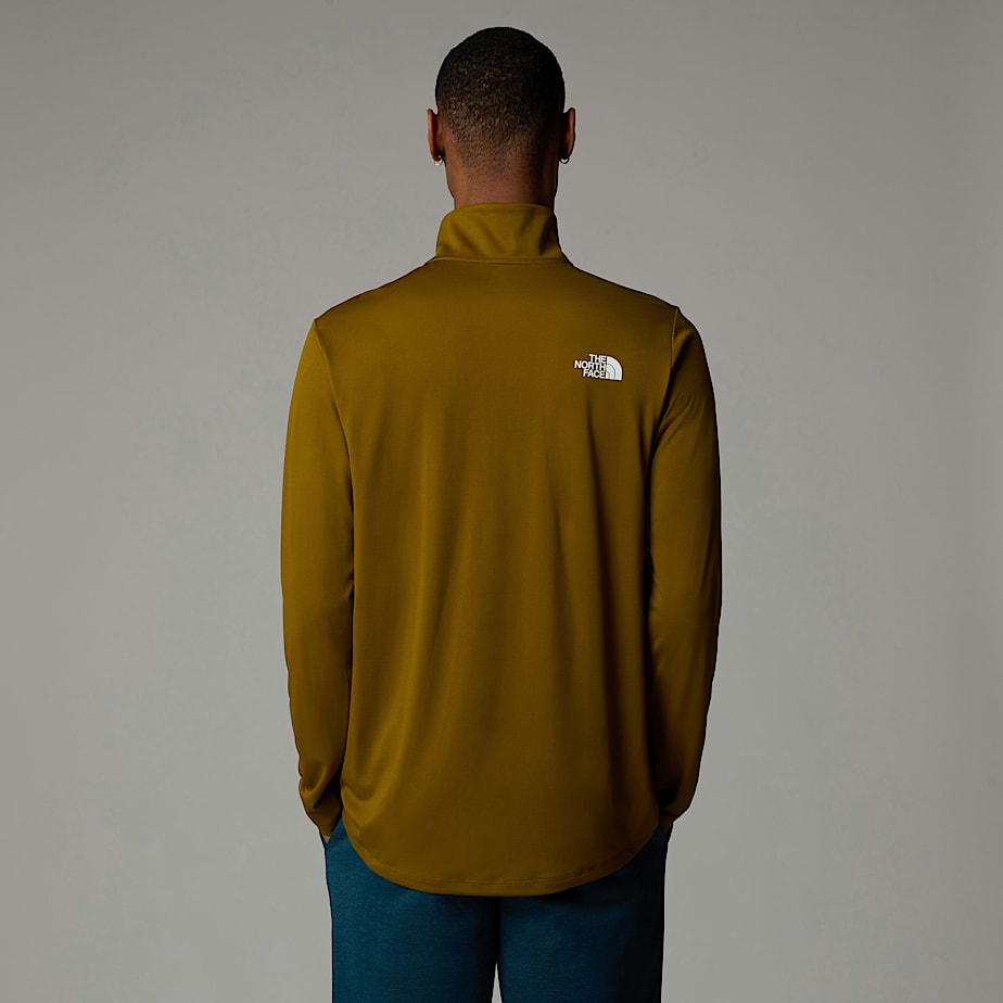 Camiseta The North Face 247 1/4 Zip Long-Sleeve Hombre Marrom | NF0A43B2R