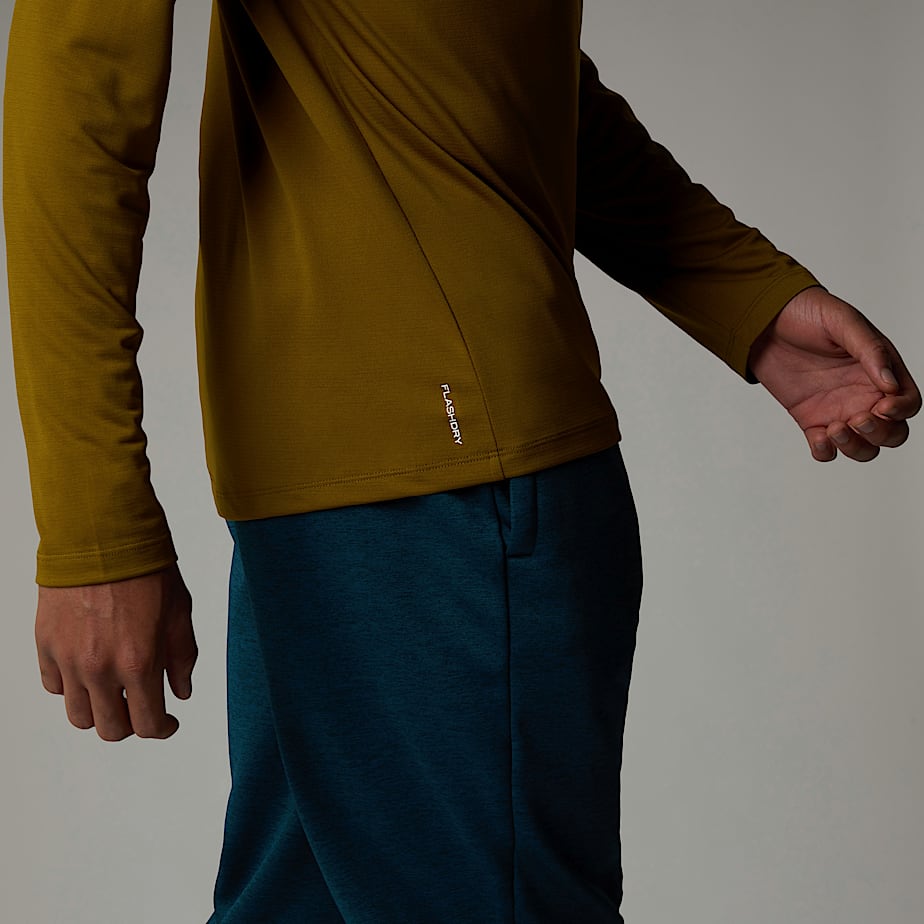 Camiseta The North Face 247 1/4 Zip Long-Sleeve Hombre Marrom | NF0A43B2R