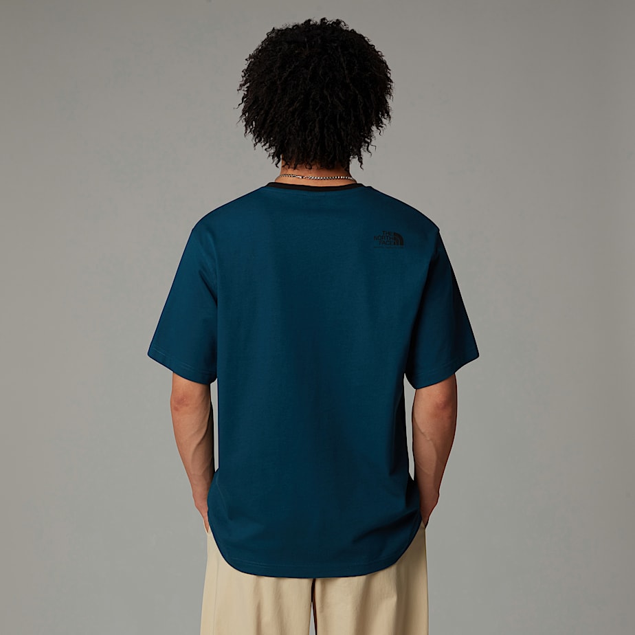 Camiseta The North Face Heritage Pocket Hombre Azul Marino | NF0A37S1U