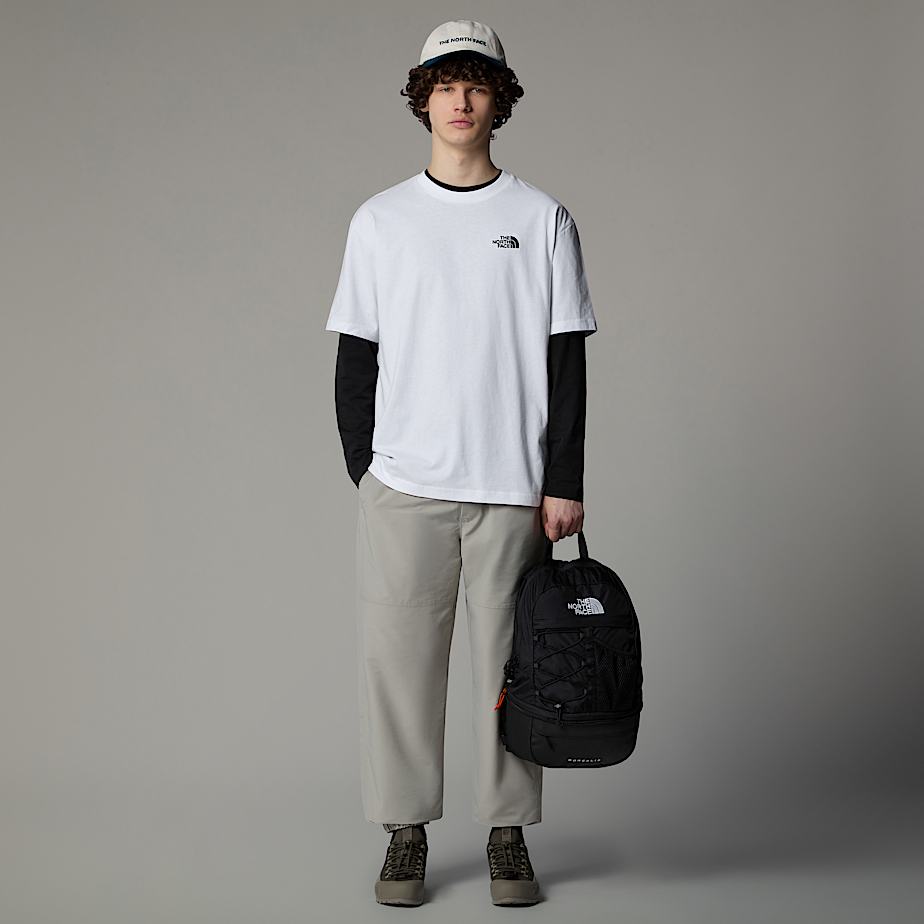 Camiseta The North Face Oversized Simple Dome Hombre Blancos | NF0A20L6R