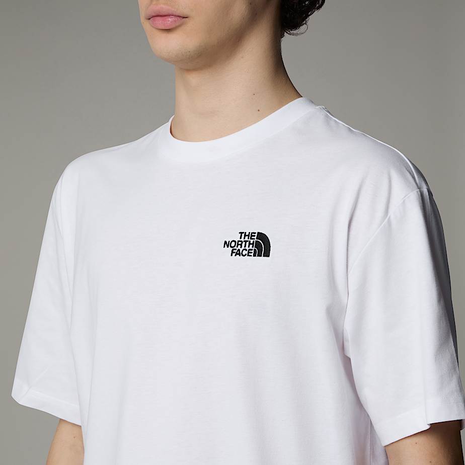 Camiseta The North Face Oversized Simple Dome Hombre Blancos | NF0A20L6R