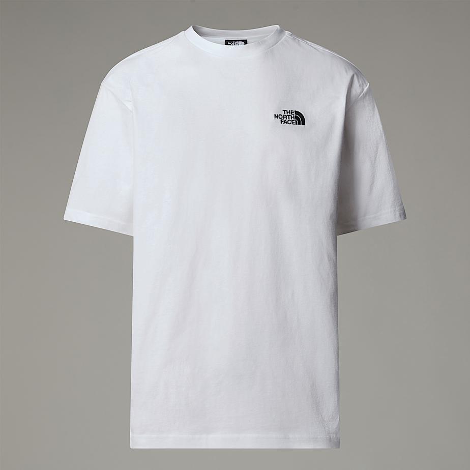 Camiseta The North Face Oversized Simple Dome Hombre Blancos | NF0A20L6R