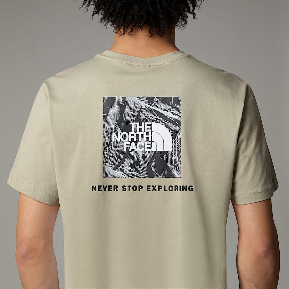 Camiseta The North Face Redbox Graphic Hombre Beige | NF0A69C0S