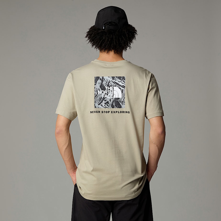 Camiseta The North Face Redbox Graphic Hombre Beige | NF0A69C0S