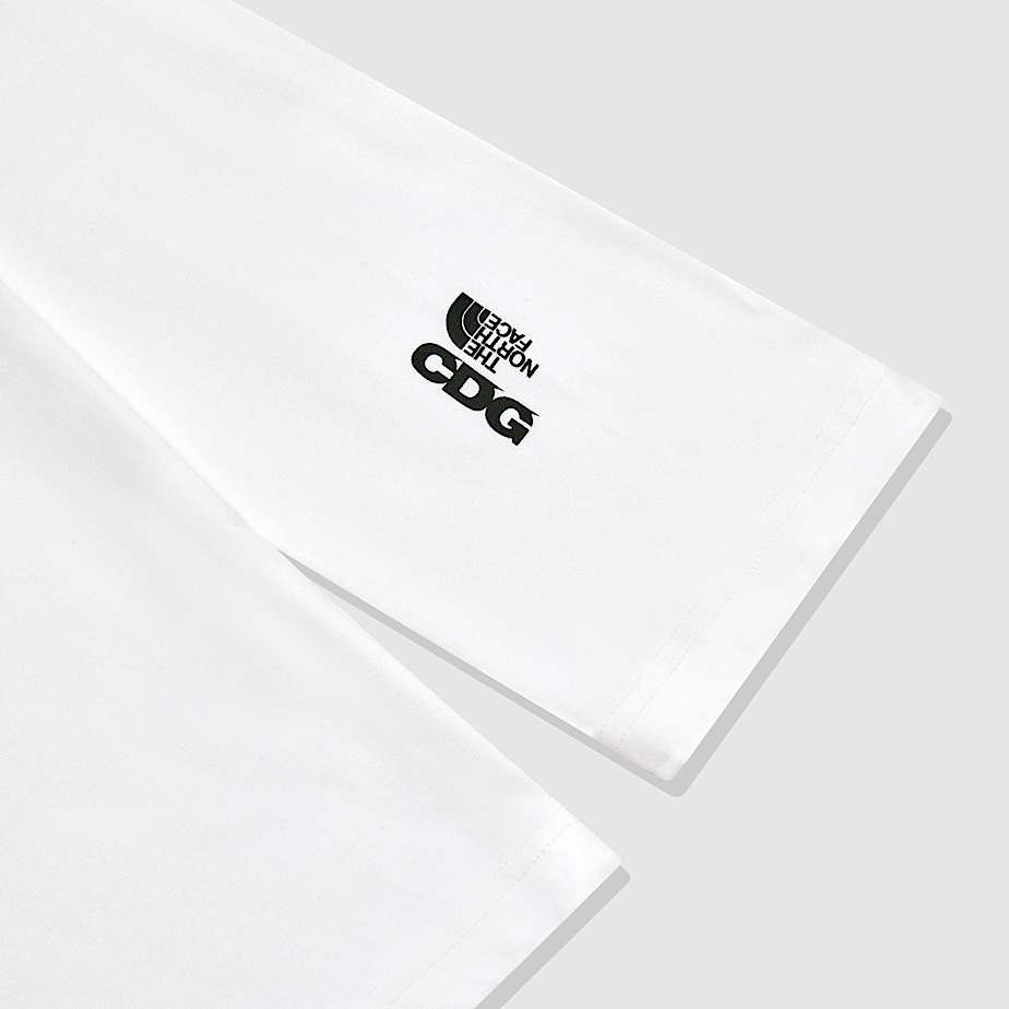 Camiseta The North Face X CDG Icon Long-Sleeve Hombre Blancos | NF0A15D0J
