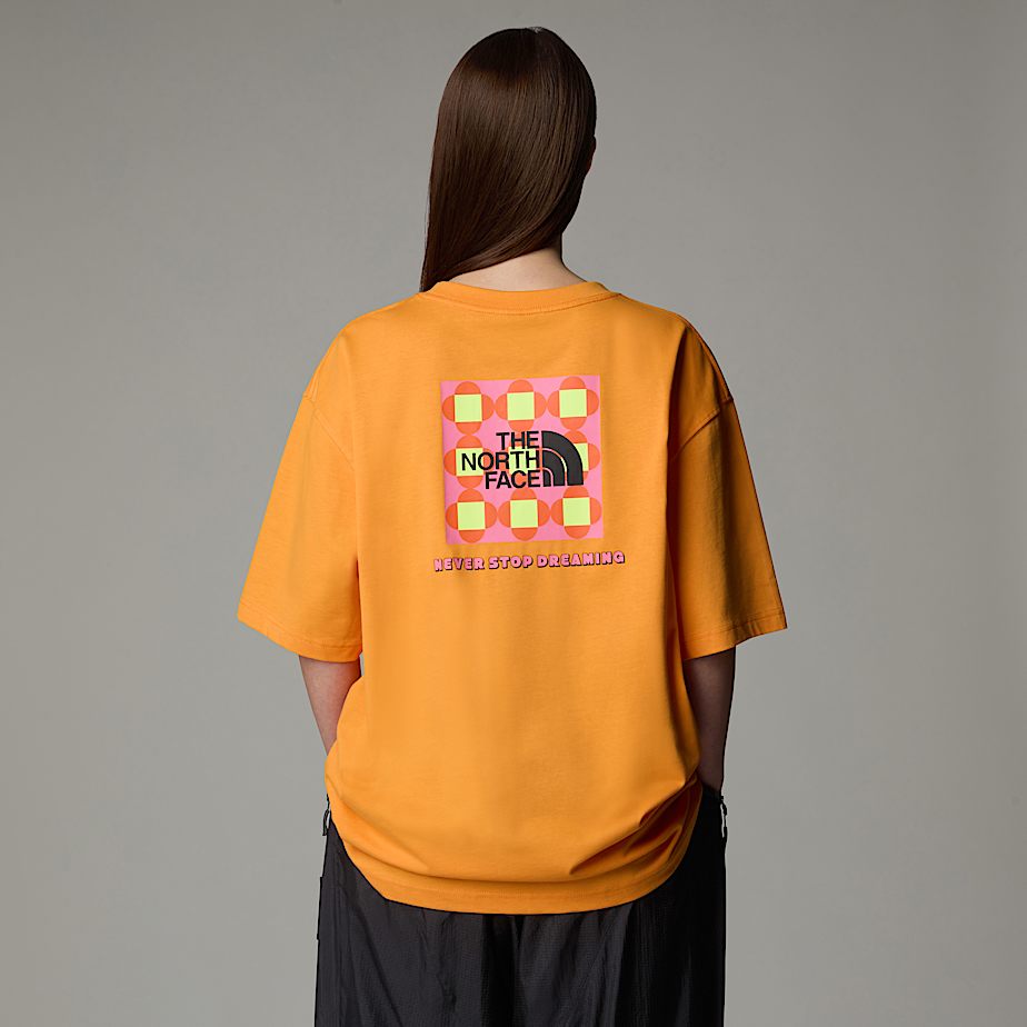 Camiseta The North Face X Yinka Ilori Box Graphic Hombre Albaricoque | NF0A28Z2X