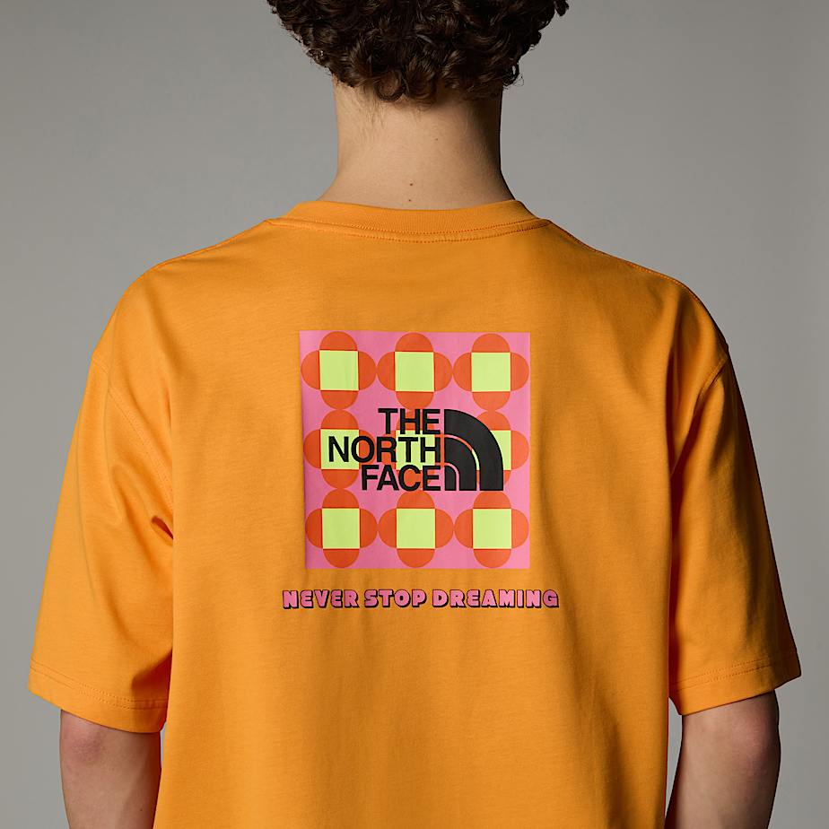 Camiseta The North Face X Yinka Ilori Box Graphic Hombre Albaricoque | NF0A28Z2X