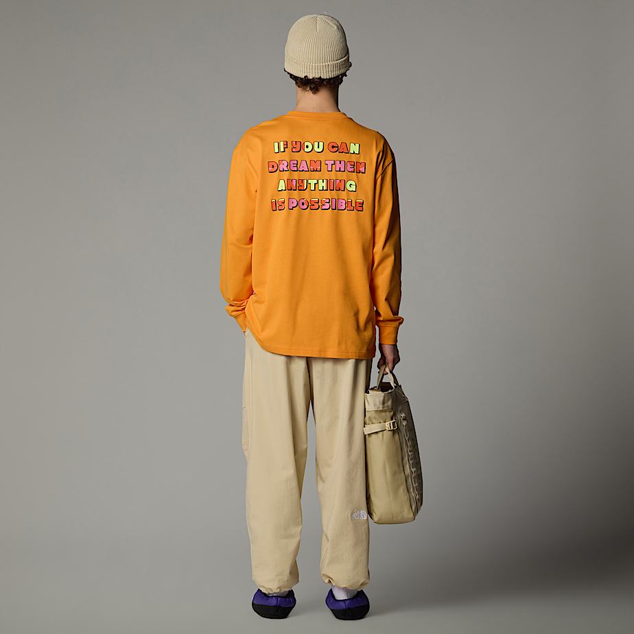 Camiseta The North Face X Yinka Ilori Graphic Long-Sleeve Hombre Albaricoque | NF0A08F0R