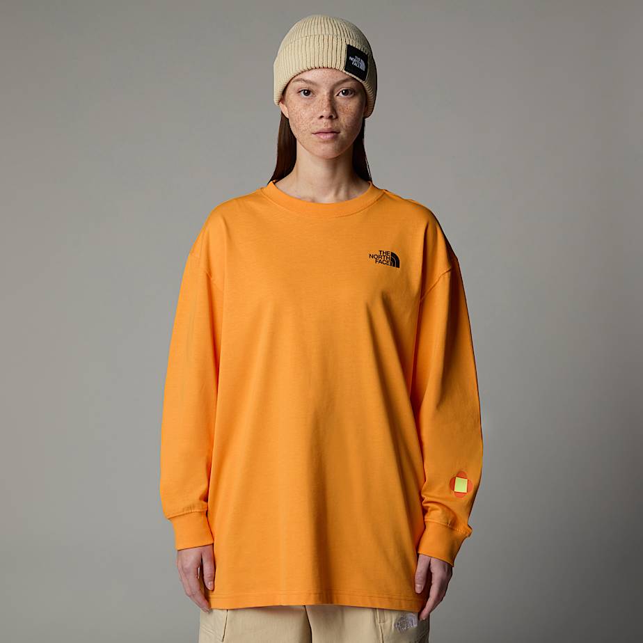 Camiseta The North Face X Yinka Ilori Graphic Long-Sleeve Hombre Albaricoque | NF0A08F0R