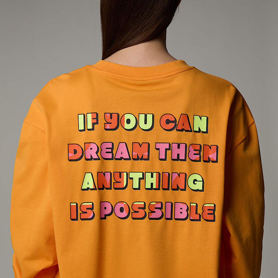 Camiseta The North Face X Yinka Ilori Graphic Long-Sleeve Hombre Albaricoque | NF0A08F0R