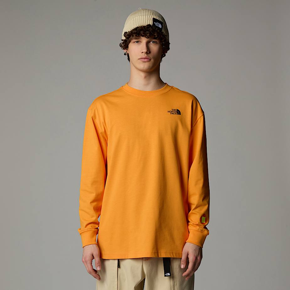 Camiseta The North Face X Yinka Ilori Graphic Long-Sleeve Hombre Albaricoque | NF0A08F0R