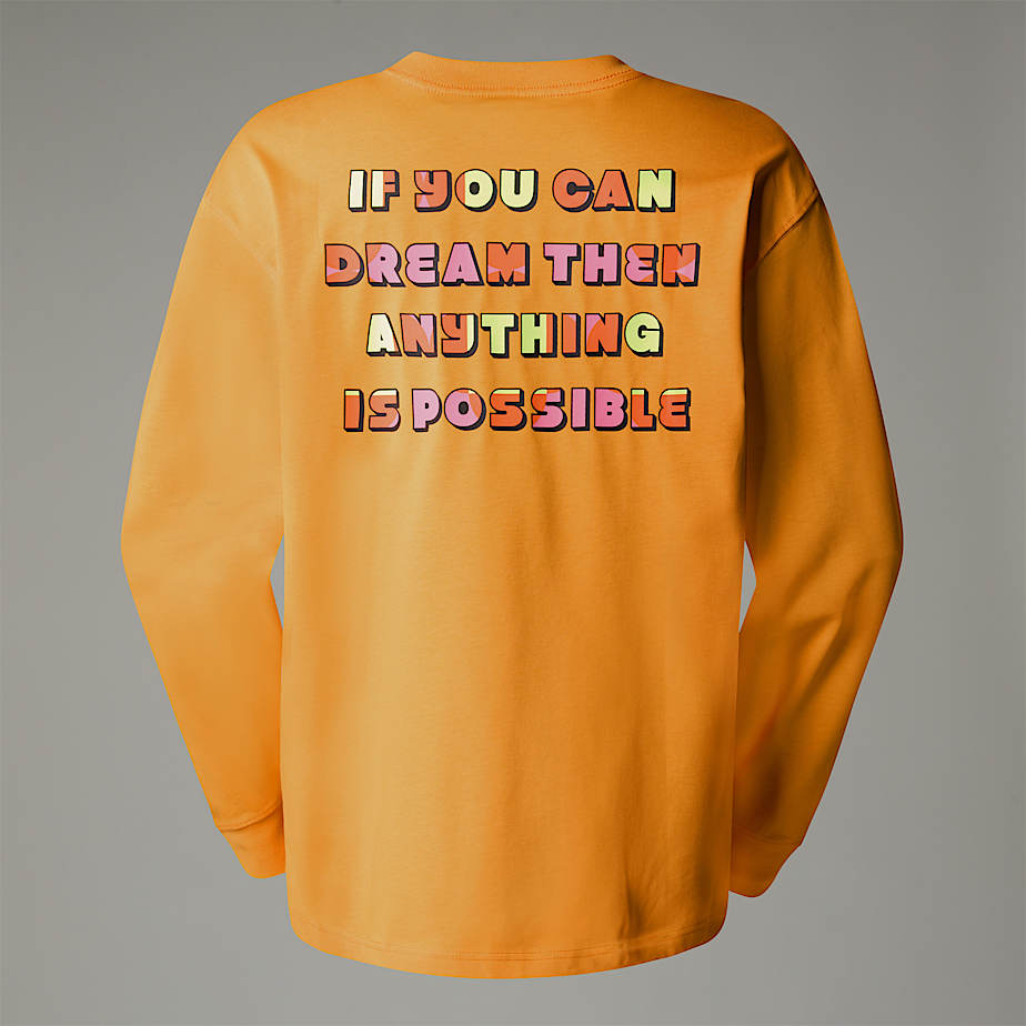 Camiseta The North Face X Yinka Ilori Graphic Long-Sleeve Hombre Albaricoque | NF0A08F0R