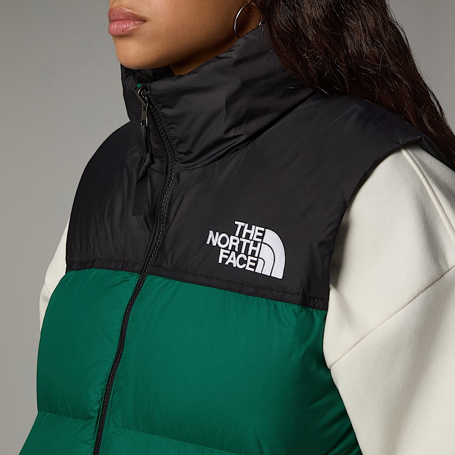 Chaleco de Plumas The North Face 1996 Retro Nuptse Mujer Verdes | NF0A38W0A