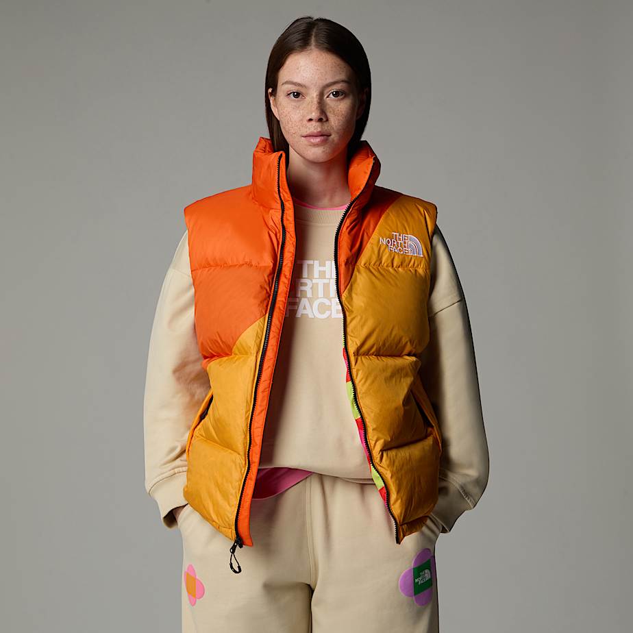 Chaleco de Plumas The North Face X Yinka Ilori Hombre Naranjas | NF0A89Y1Z