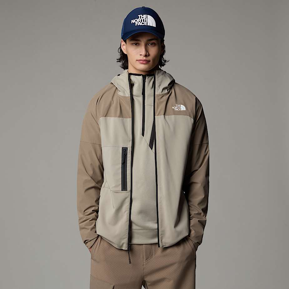 Chamarras The North Face Mountain Athletics Trajectory Full-Zip Hombre Grises | NF0A33J9B