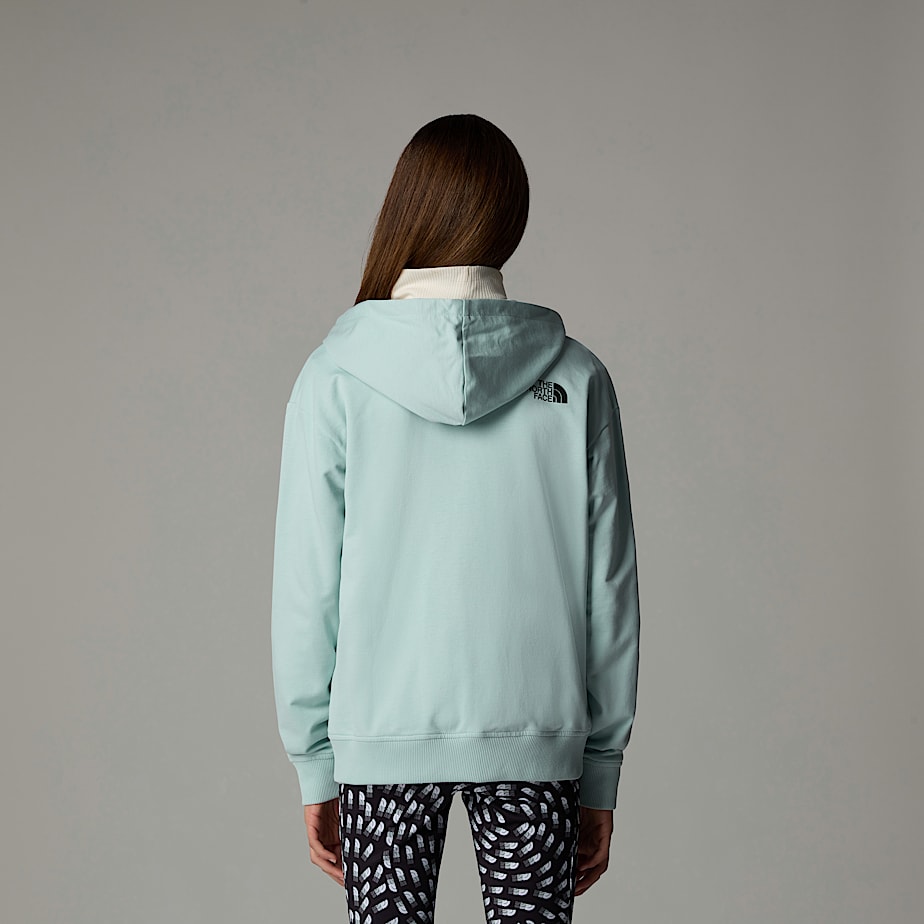 Chamarras The North Face Oversized Light Full-Zip Hoodie Niños Turquesa | NF0A50T1P