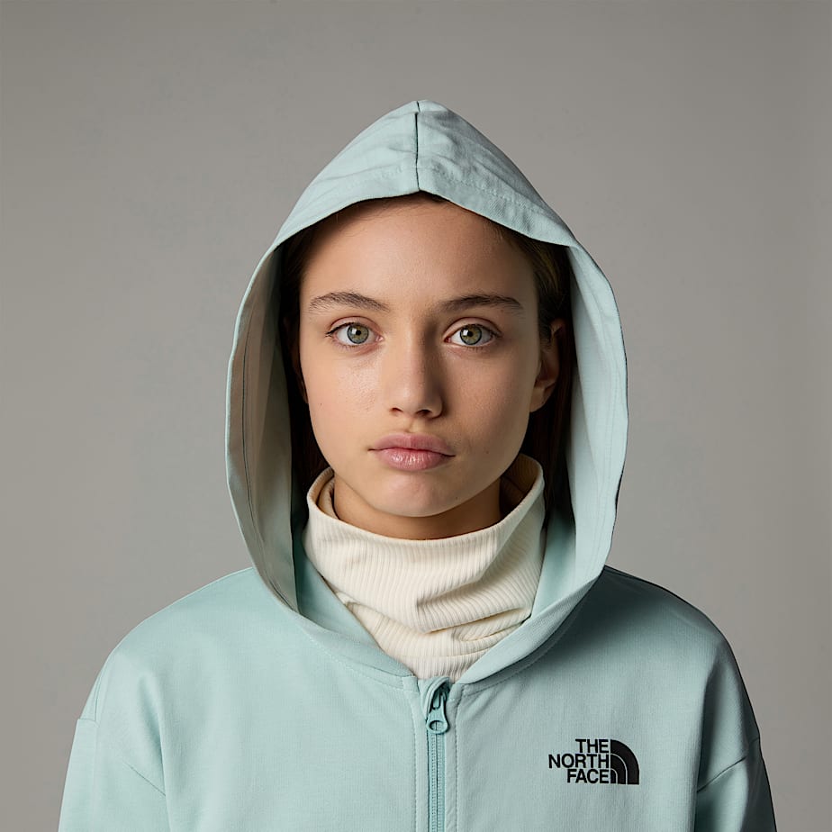 Chamarras The North Face Oversized Light Full-Zip Hoodie Niños Turquesa | NF0A50T1P