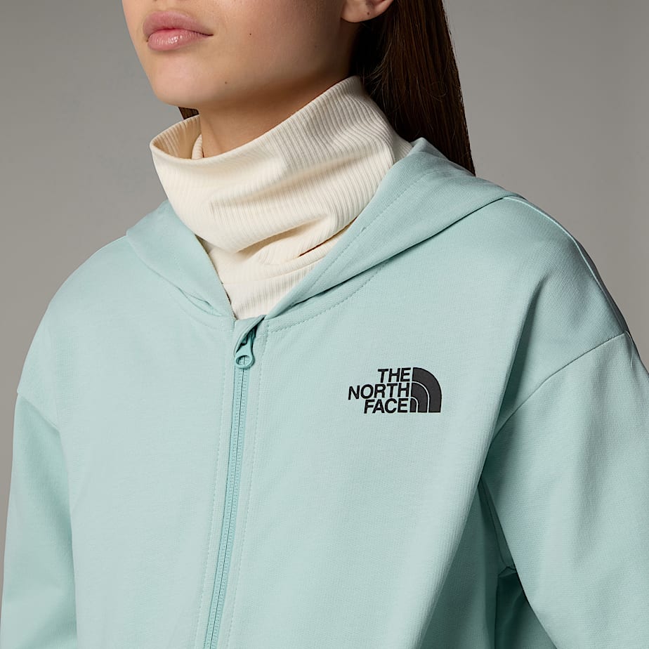 Chamarras The North Face Oversized Light Full-Zip Hoodie Niños Turquesa | NF0A50T1P