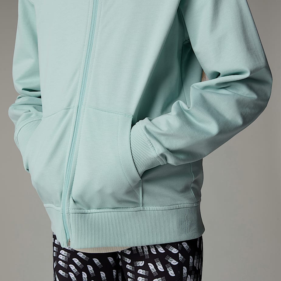 Chamarras The North Face Oversized Light Full-Zip Hoodie Niños Turquesa | NF0A50T1P