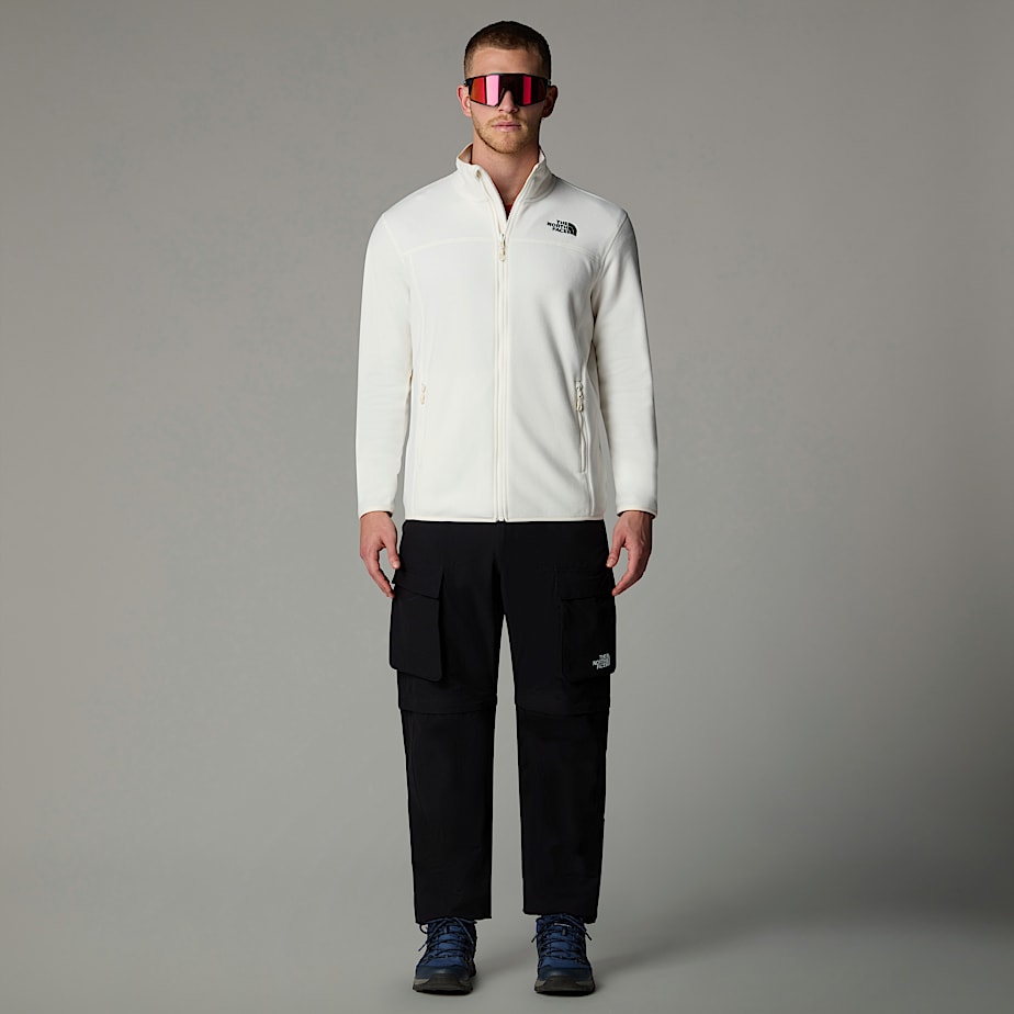 Chaquetas De Lana The North Face 100 Glacier Full-Zip Hombre Blancos | NF0A15B3U