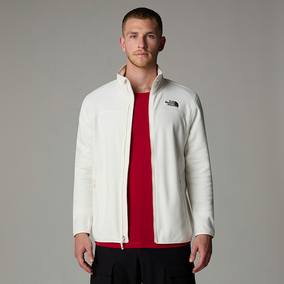 Chaquetas De Lana The North Face 100 Glacier Full-Zip Hombre Blancos | NF0A15B3U