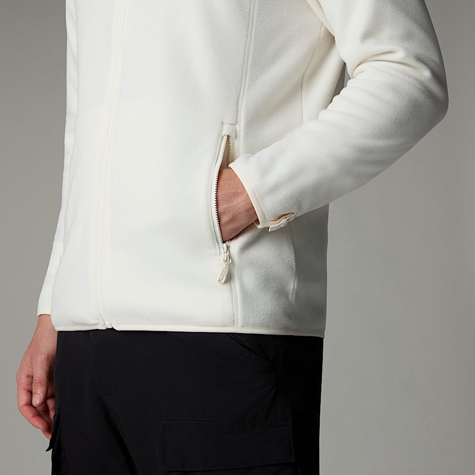 Chaquetas De Lana The North Face 100 Glacier Full-Zip Hombre Blancos | NF0A15B3U