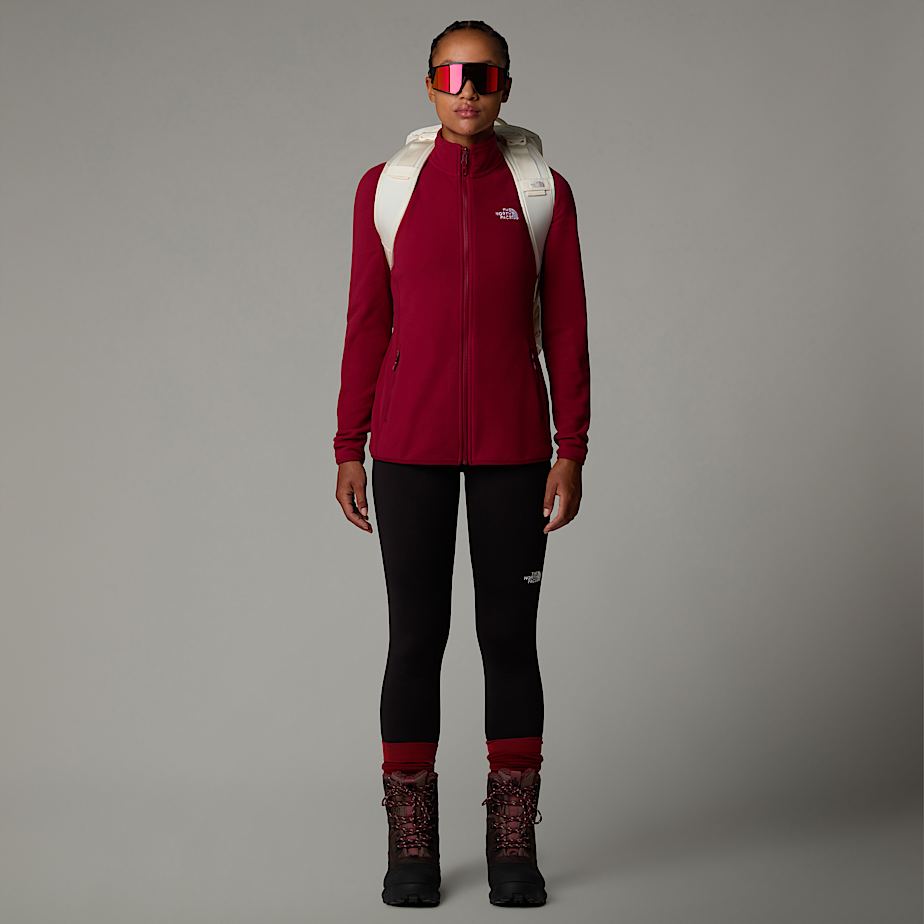 Chaquetas De Lana The North Face 100 Glacier Full-Zip Mujer Rojos | NF0A75C1G