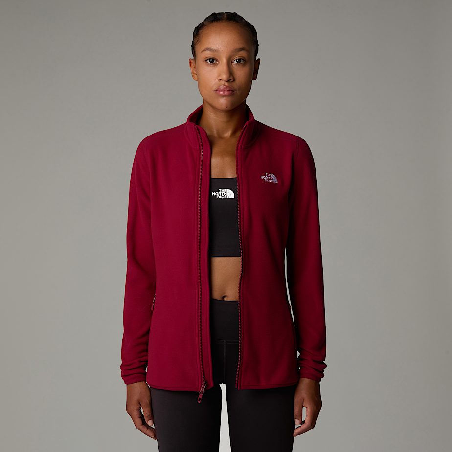 Chaquetas De Lana The North Face 100 Glacier Full-Zip Mujer Rojos | NF0A75C1G