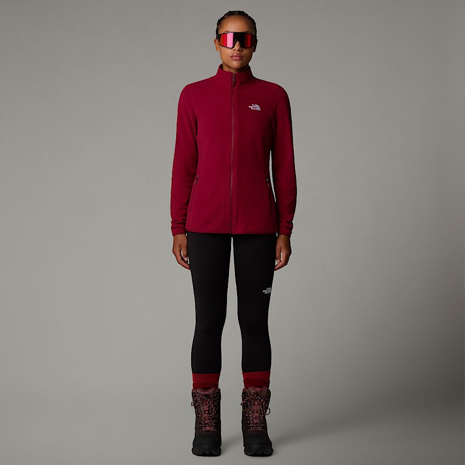 Chaquetas De Lana The North Face 100 Glacier Full-Zip Mujer Rojos | NF0A75C1G