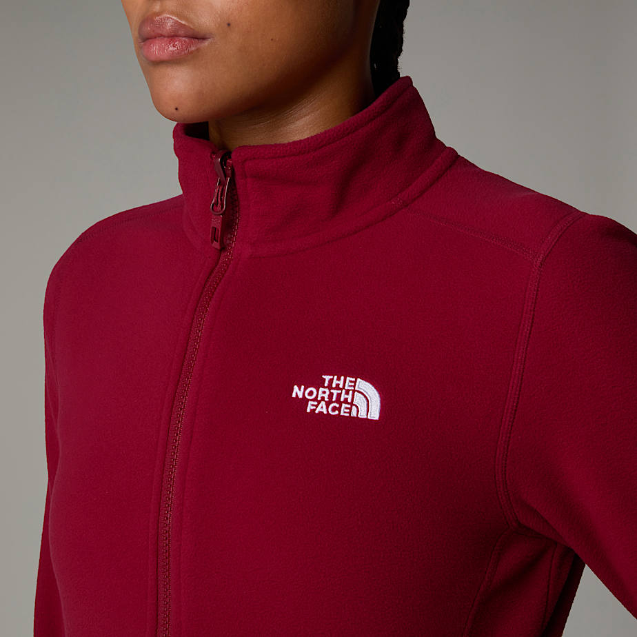 Chaquetas De Lana The North Face 100 Glacier Full-Zip Mujer Rojos | NF0A75C1G