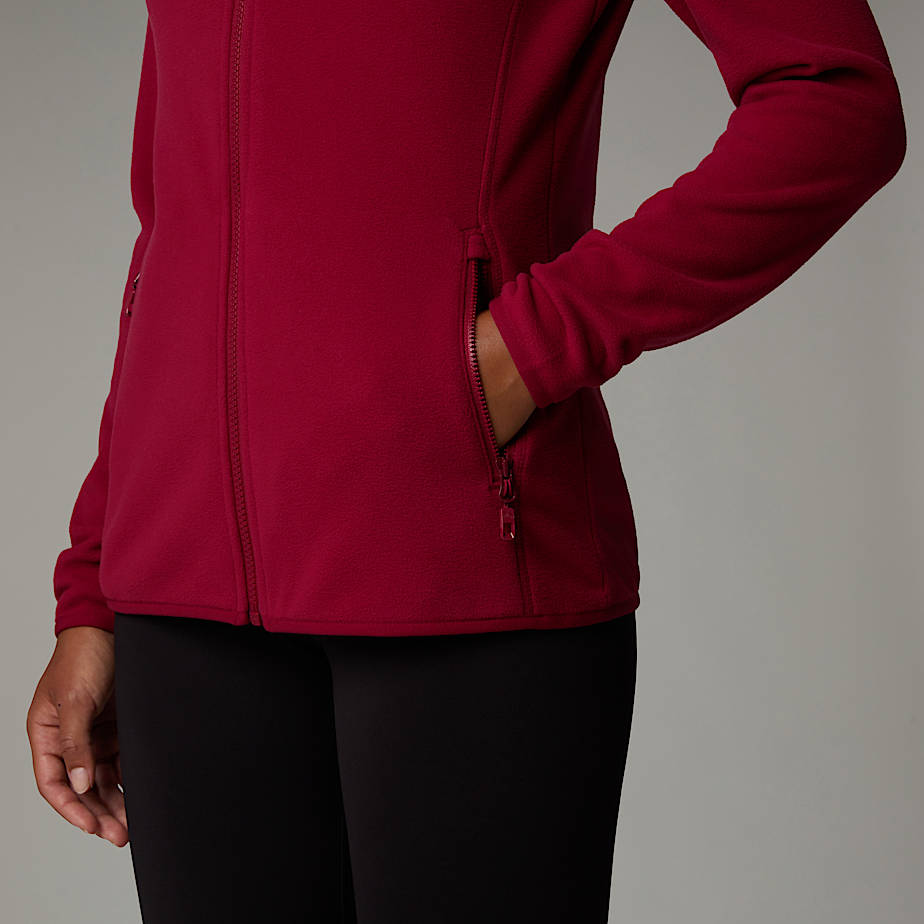 Chaquetas De Lana The North Face 100 Glacier Full-Zip Mujer Rojos | NF0A75C1G