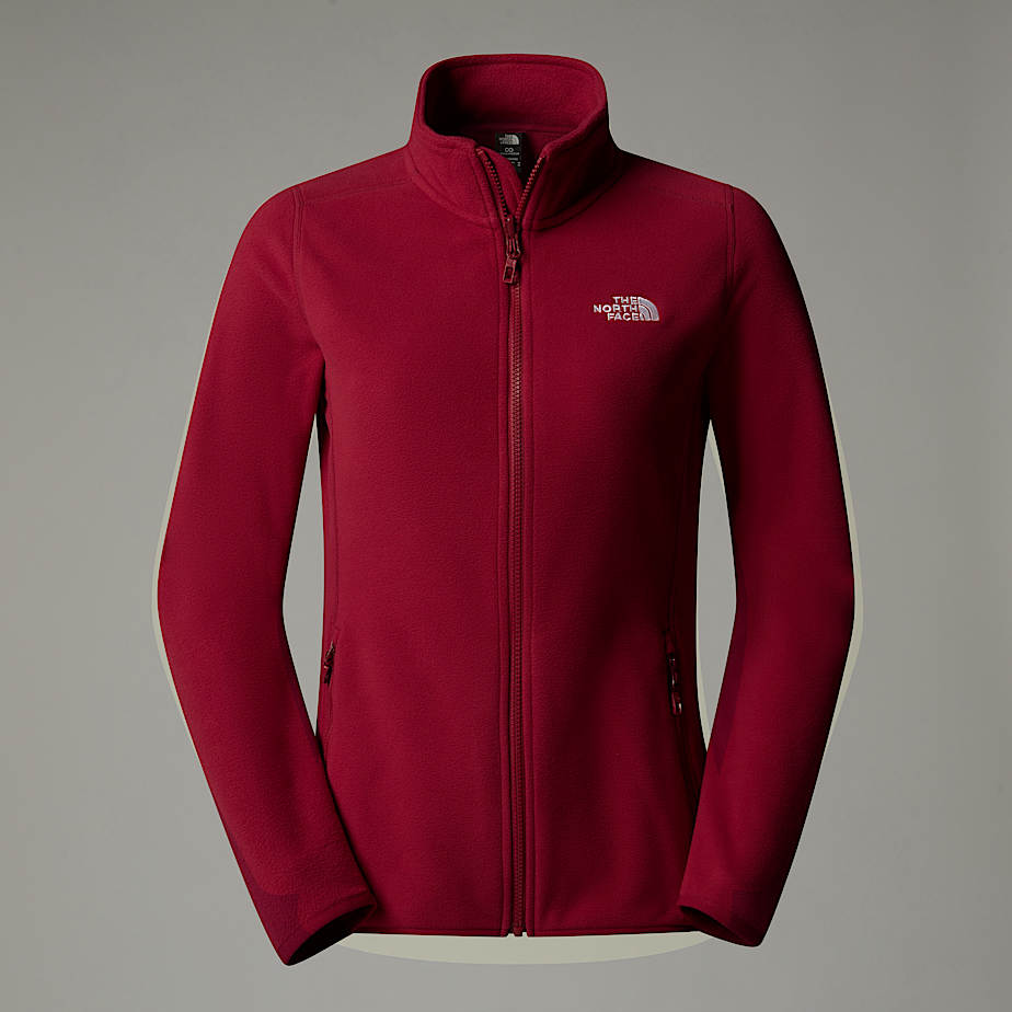 Chaquetas De Lana The North Face 100 Glacier Full-Zip Mujer Rojos | NF0A75C1G