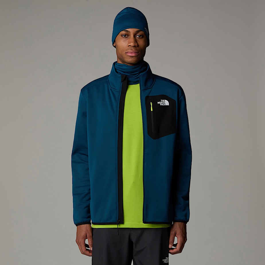 Chaquetas De Lana The North Face Crest Full-Zip Hombre Azul Marino | NF0A34V9O