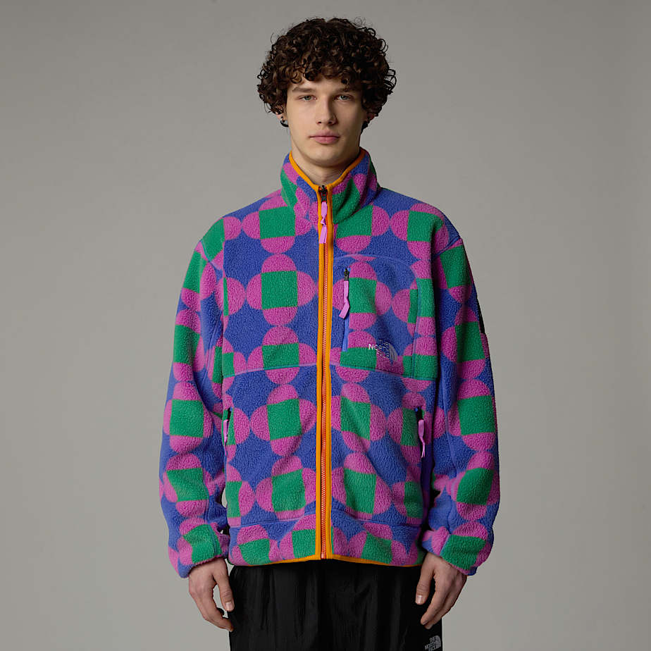 Chaquetas De Lana The North Face X Yinka Ilori Printed Reversible Hombre Azules | NF0A26C2S