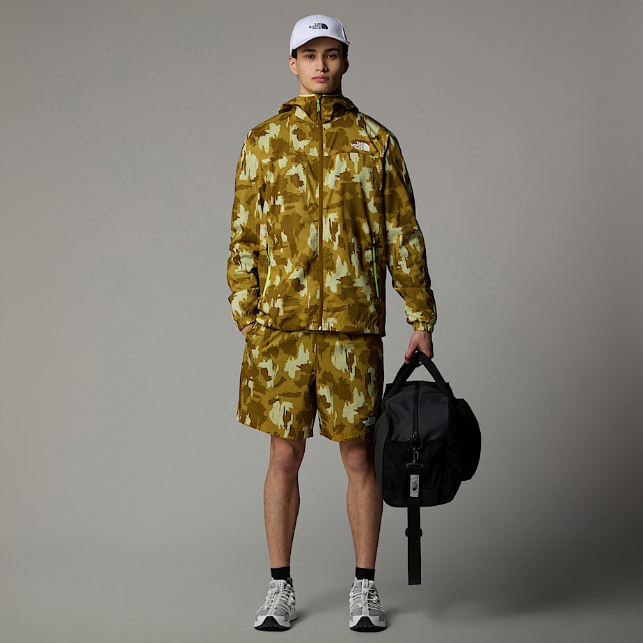 Cortaviento The North Face Mountain Athletics Printed Hooded Hombre Marrom | NF0A26F5G