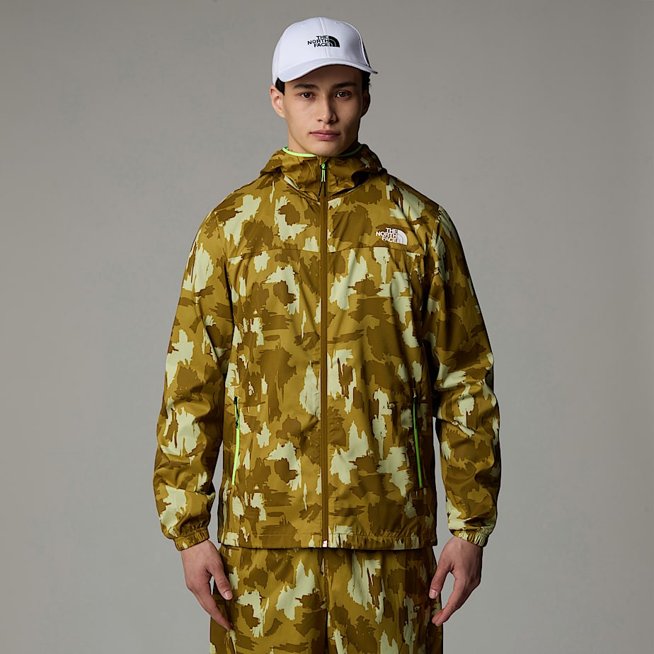 Cortaviento The North Face Mountain Athletics Printed Hooded Hombre Marrom | NF0A26F5G