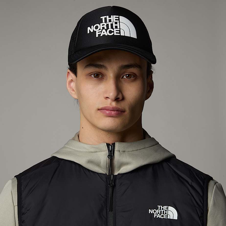 Gorras The North Face Logo Trucker Mujer Negros | NF0A36U6Y