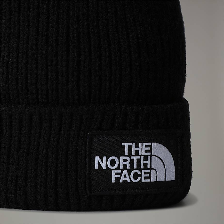 Gorro The North Face Logo Box Pom Mujer Negros | NF0A61C3D