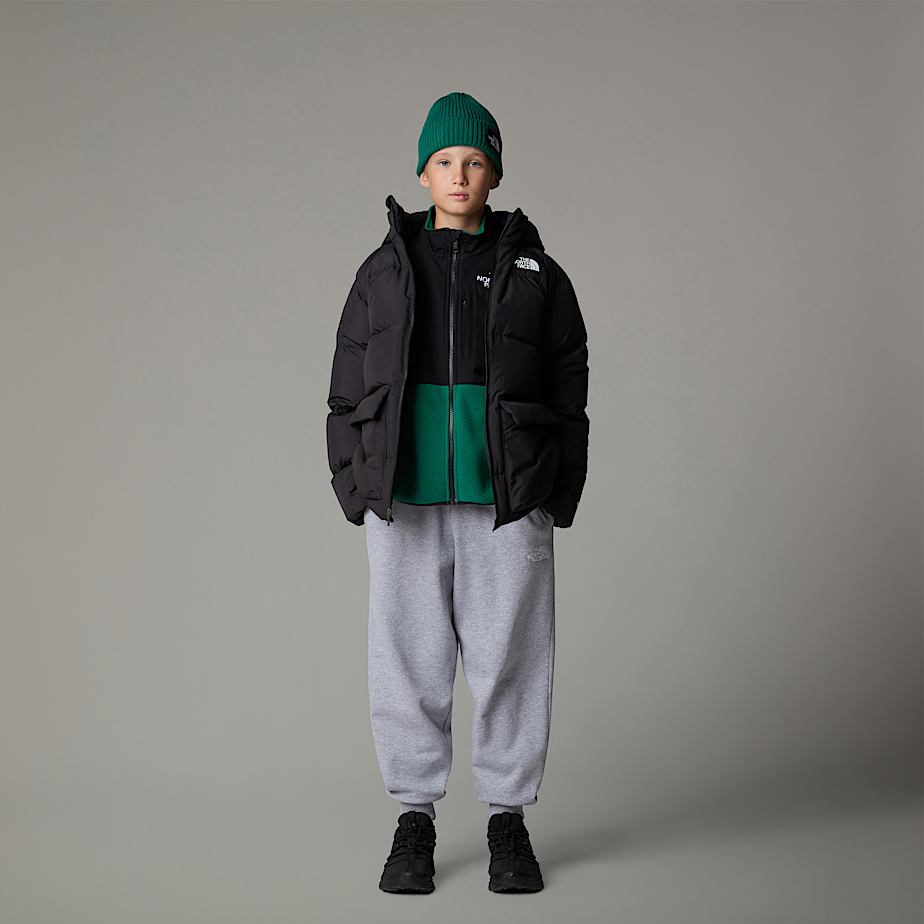 Parka The North Face North Down Fleece-Lined Short Niños Negros | NF0A72O1J