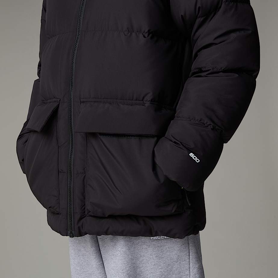 Parka The North Face North Down Fleece-Lined Short Niños Negros | NF0A72O1J