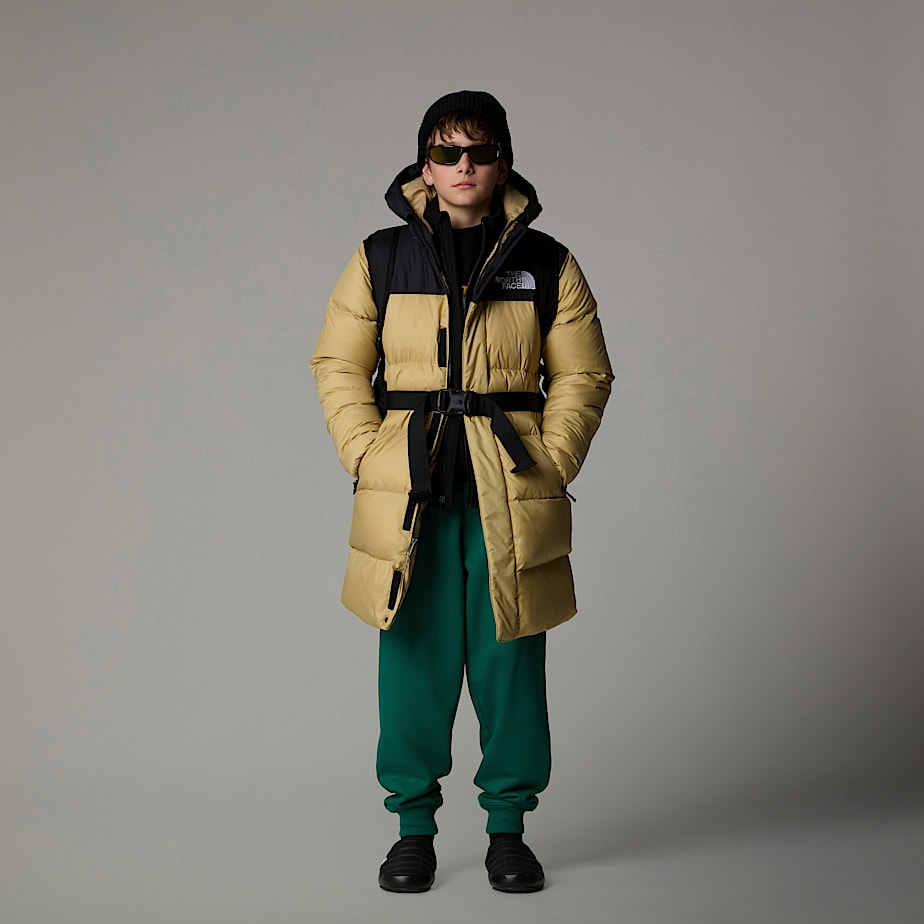 Parka The North Face Nuptse Long Niños Kaki | NF0A28U3U