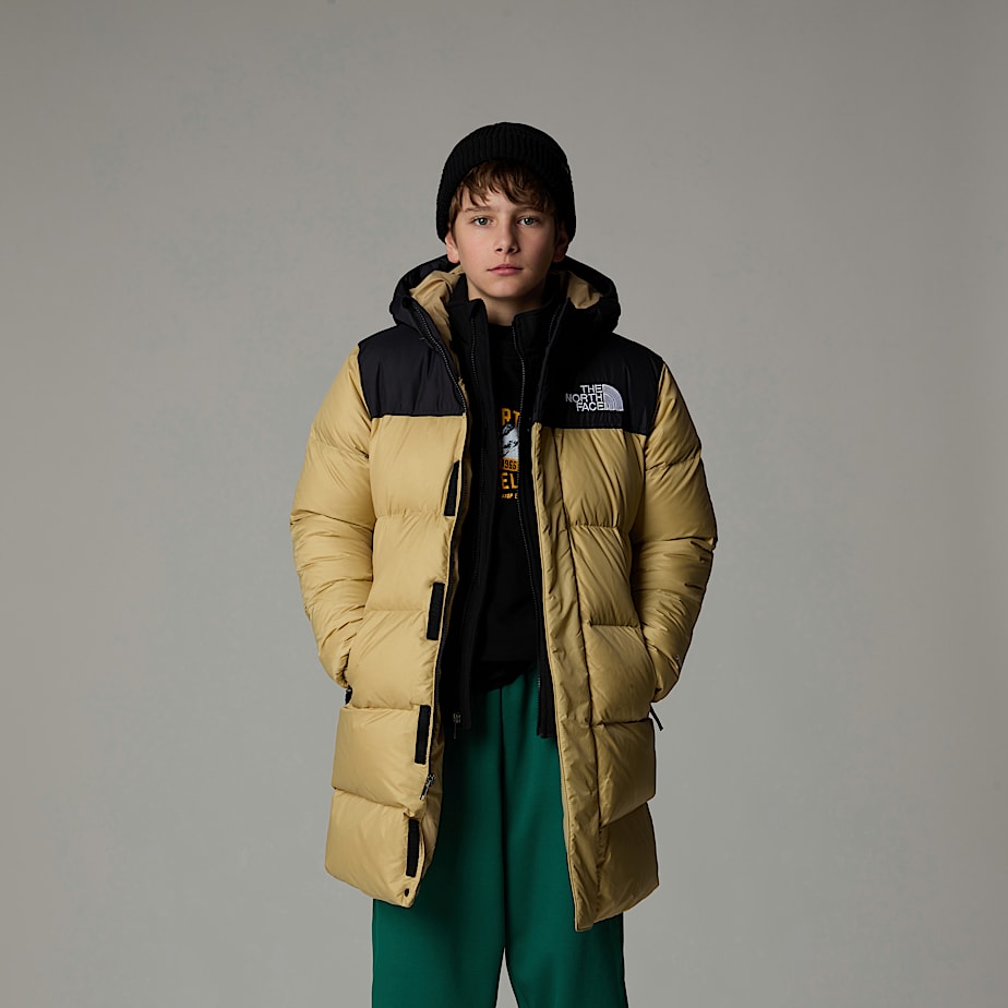 Parka The North Face Nuptse Long Niños Kaki | NF0A28U3U