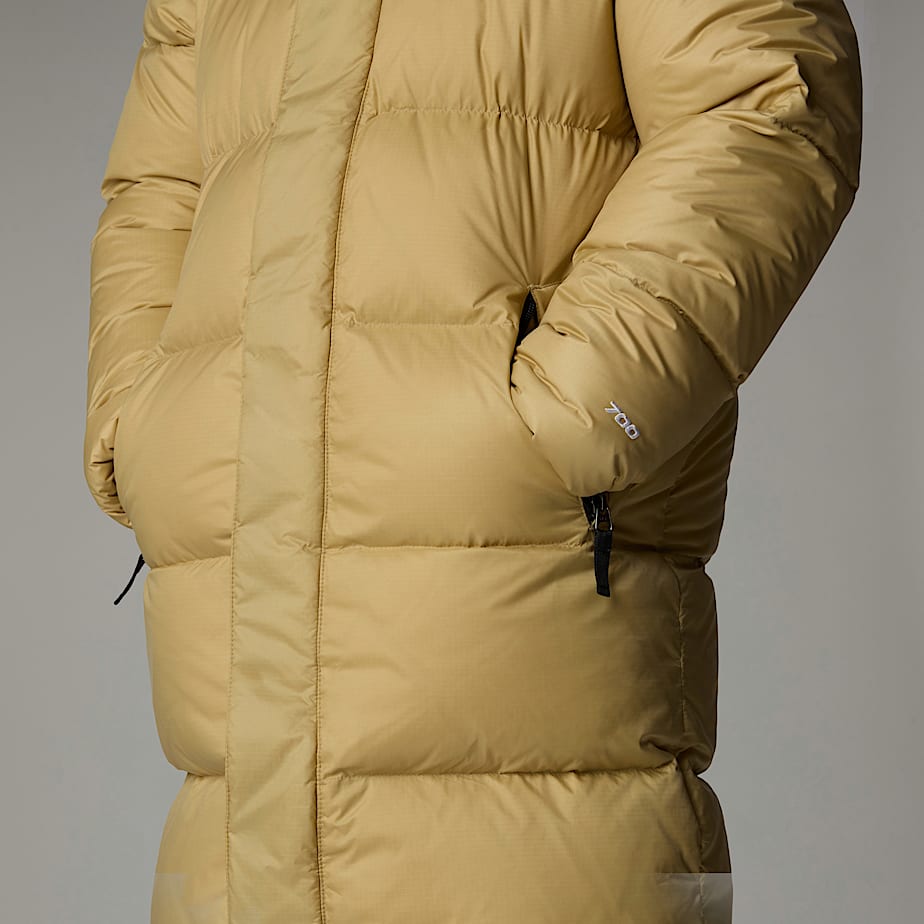 Parka The North Face Nuptse Long Niños Kaki | NF0A28U3U