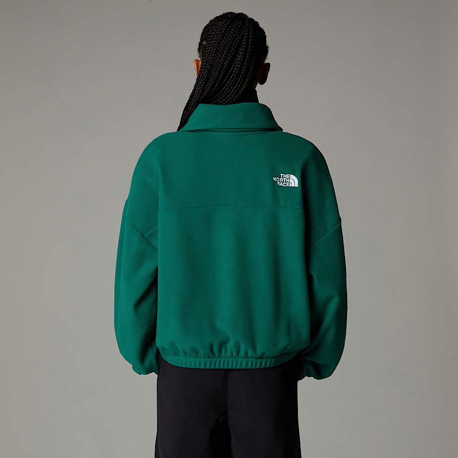 Pullover The North Face 100 Glacier 1/2 Zip Fleece Mujer Verdes | NF0A13N3Q