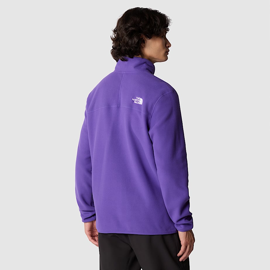 Pullover The North Face 100 Glacier 1/4 Zip Fleece Hombre Morados | NF0A93O6H