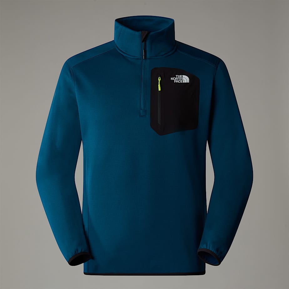 Pullover The North Face Crest 1/4 Zip Fleece Hombre Azul Marino | NF0A99N9H